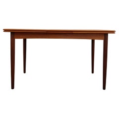 Vintage Danish Modern Teak Extendable Dining Table