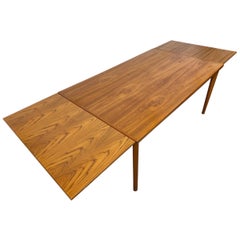 Vintage Danish Modern Teak Extension Dining Table