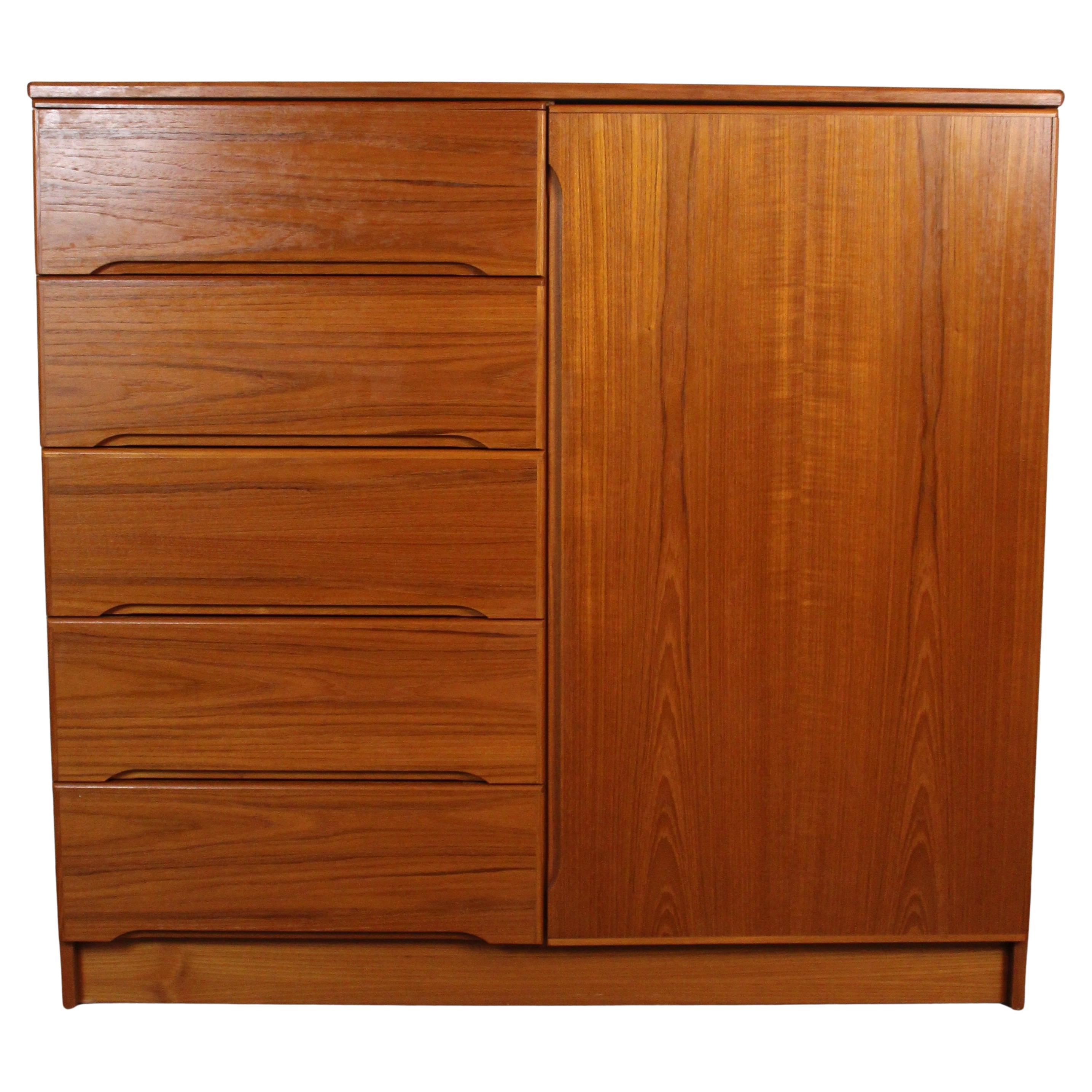 Vintage Danish Modern Teak Gentleman's Chest