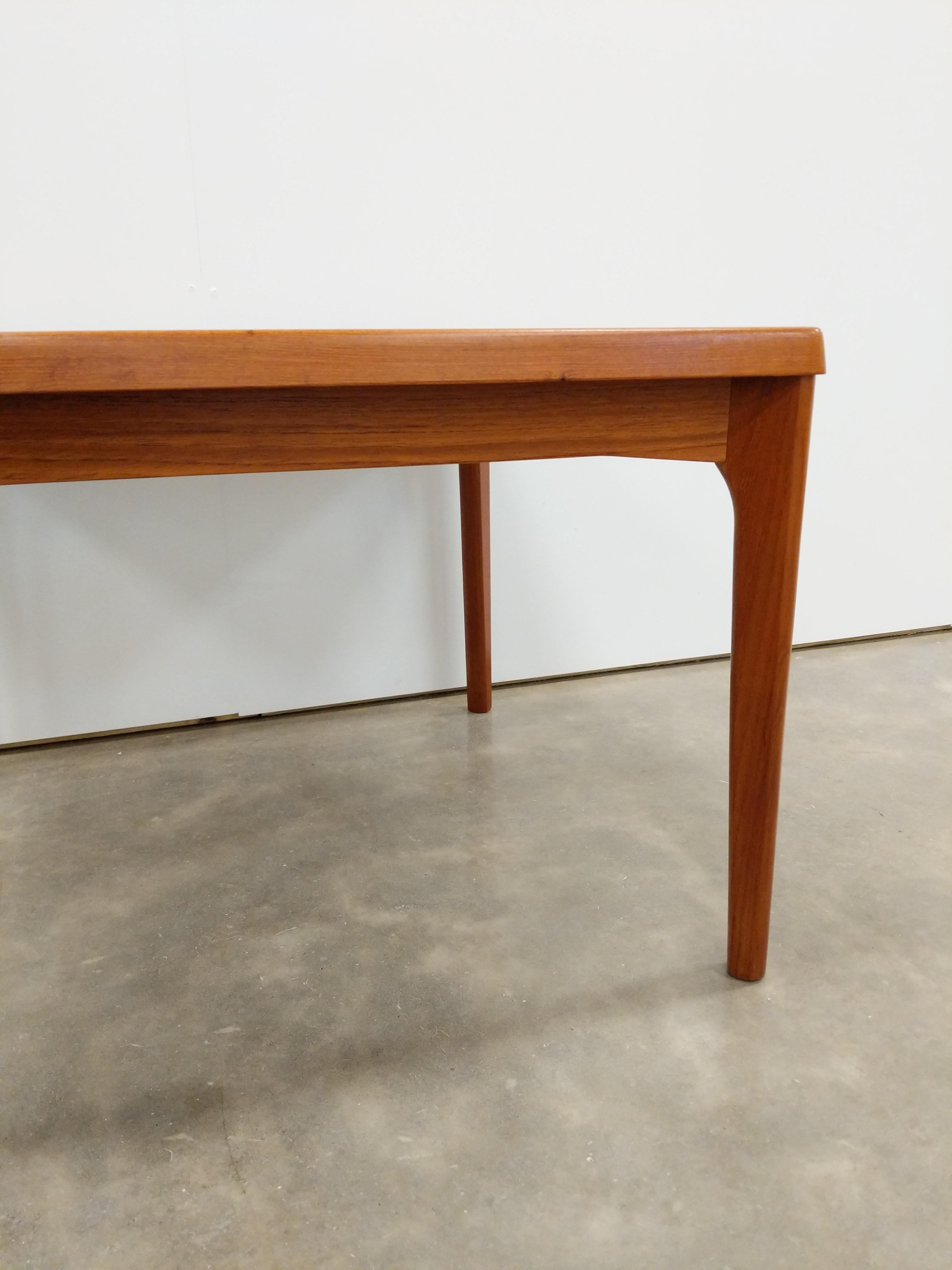 20th Century Vintage Danish Modern Teak Henning Kjaernulf Coffee Table / Side Table