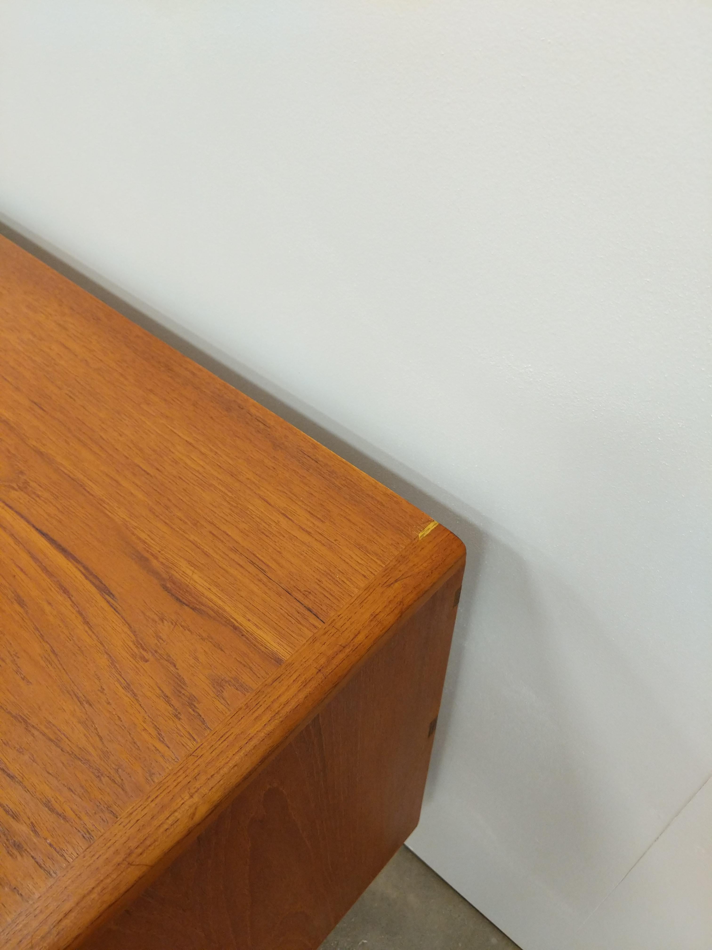 Vintage Danish Modern Teak H.P. Hansen Credenza / Sideboard 4
