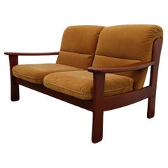 Vintage Danish Modern Teak Loveseat / Sofa