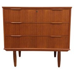Vintage Danish Modern Teak Low Dresser by Ejsing