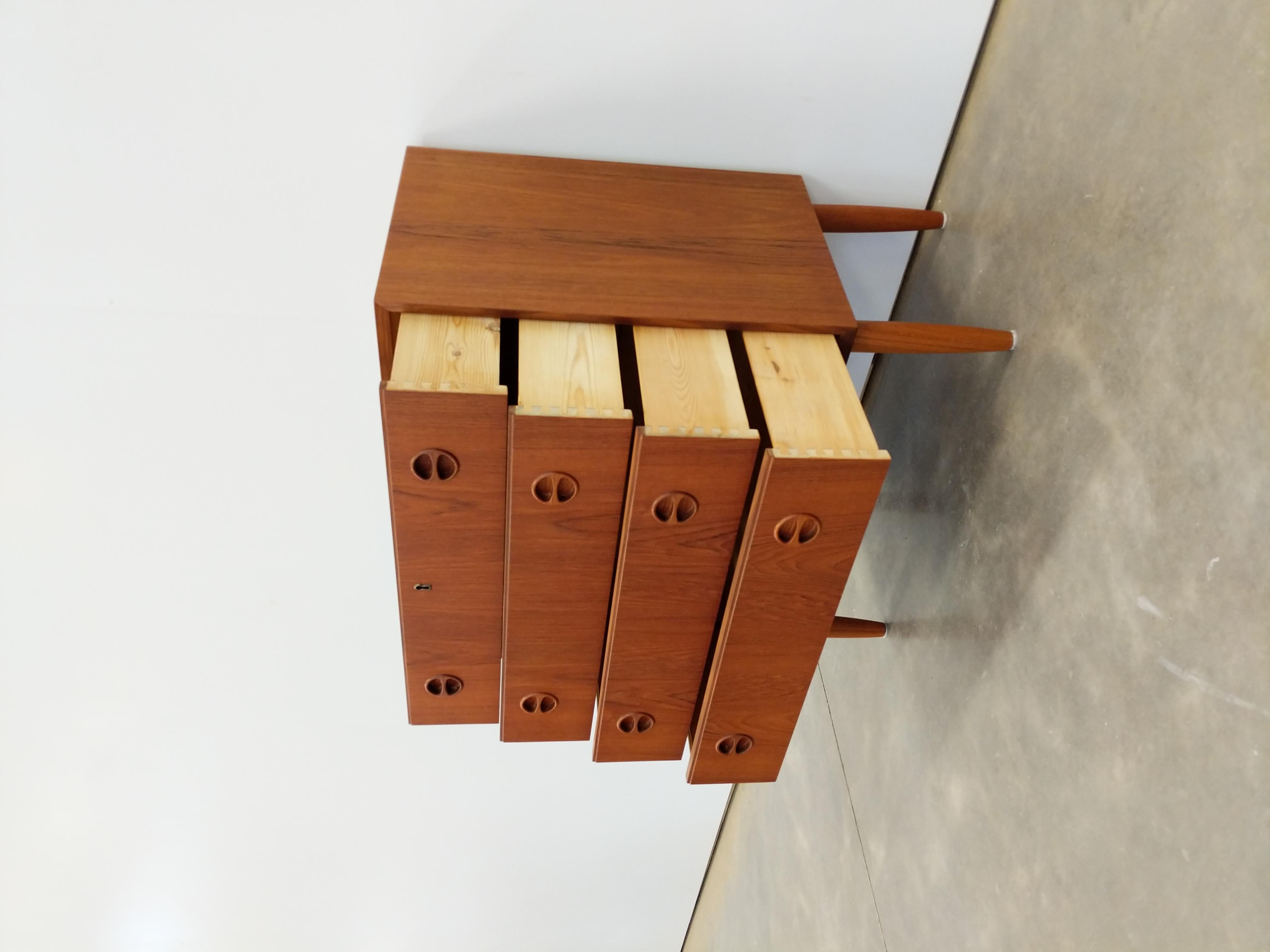 Mid-Century Modern Vintage Danish Modern Teak Low Dresser