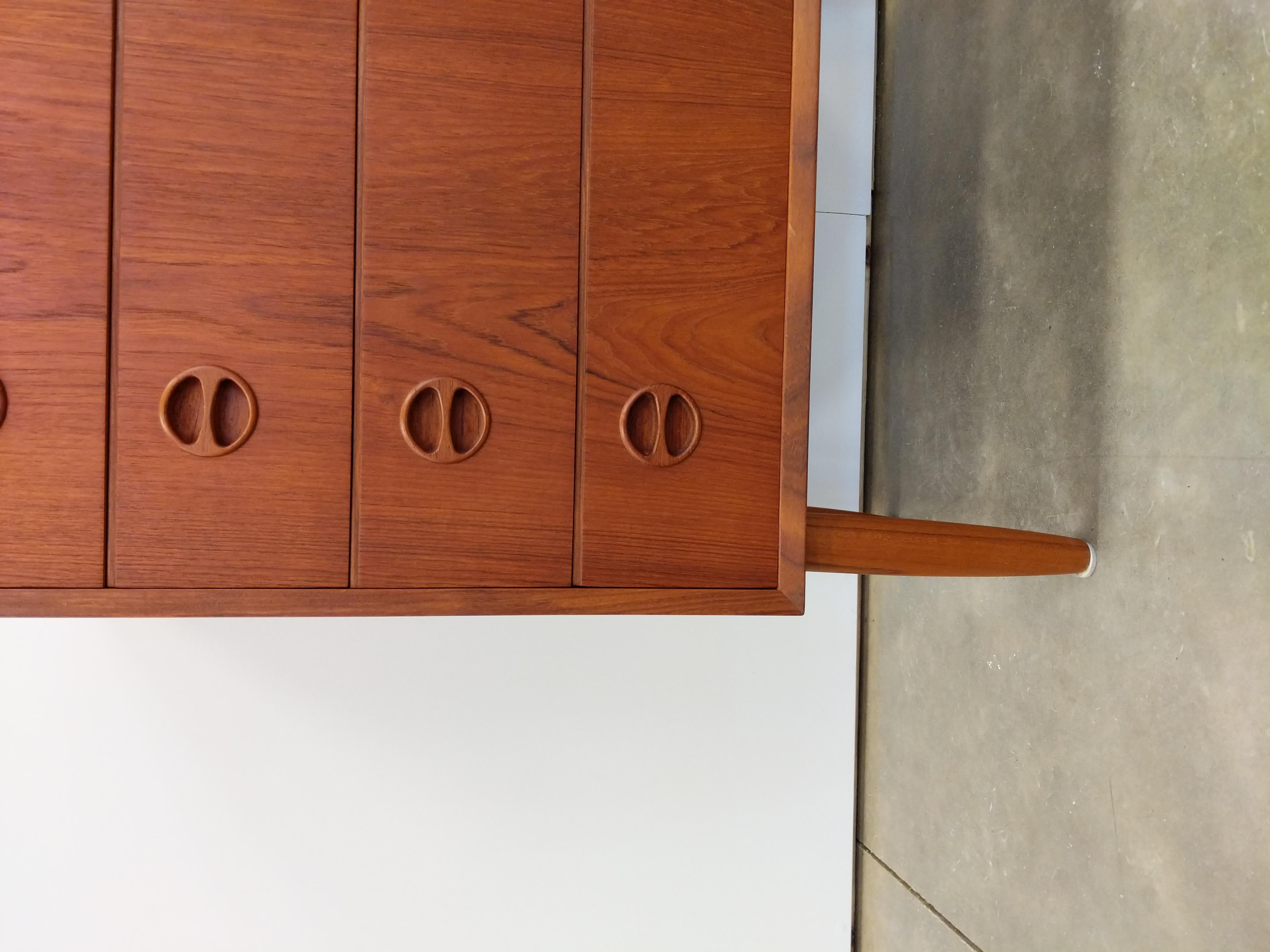 20th Century Vintage Danish Modern Teak Low Dresser