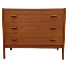 Vintage Danish Modern Teak Low Dresser