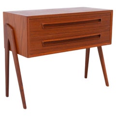 Vintage Danish Modern Teak Nightstand by AP Møbler Svenstrup, 1960s.