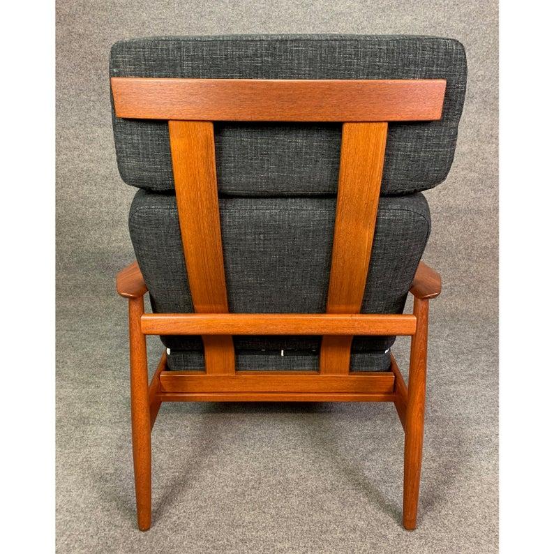 Vintage Danish Modern Teak Recliner FD 164 by Arne Vodder for France & Søn 2