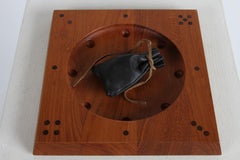 Juego de rollo de teca moderno danés vintage diseñado por Theodor Skjode Knudse