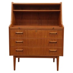 Vintage Danish Modern Teak Secretary Desk