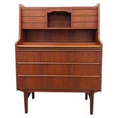 Vintage Danish Modern Teak Secretary Desk
