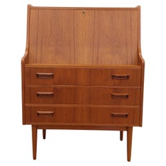 Vintage Danish Modern Teak Secretary Desk