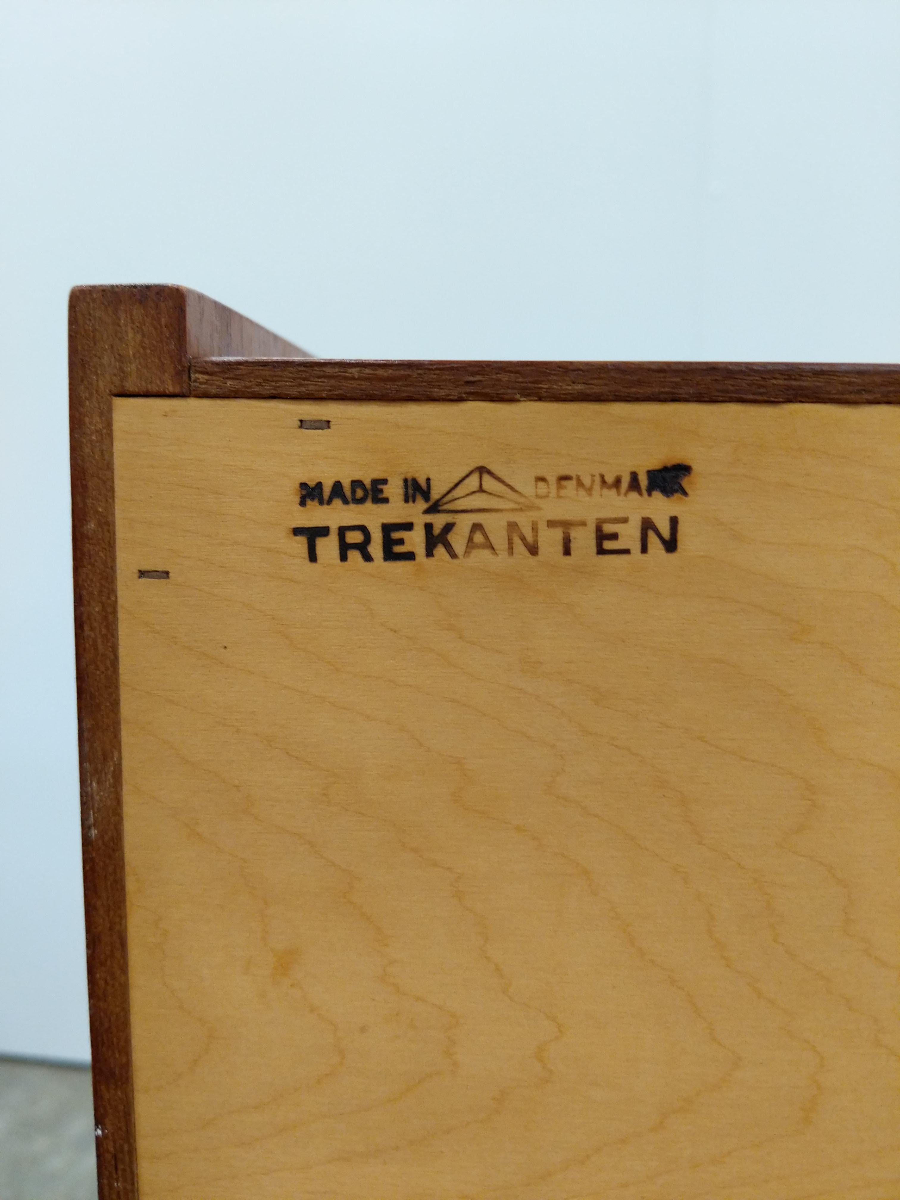 Vintage Danish Modern Teak Secretary Desk / Vanity by Trekanten 3