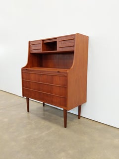 Vintage Danish Modern Teak Secretary Desk / Vanity