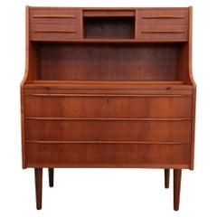 Vintage Danish Modern Teak Secretary Desk / Vanity