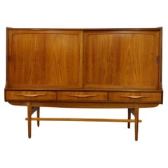Vintage Danish Modern Teak Sideboard / Cabinet