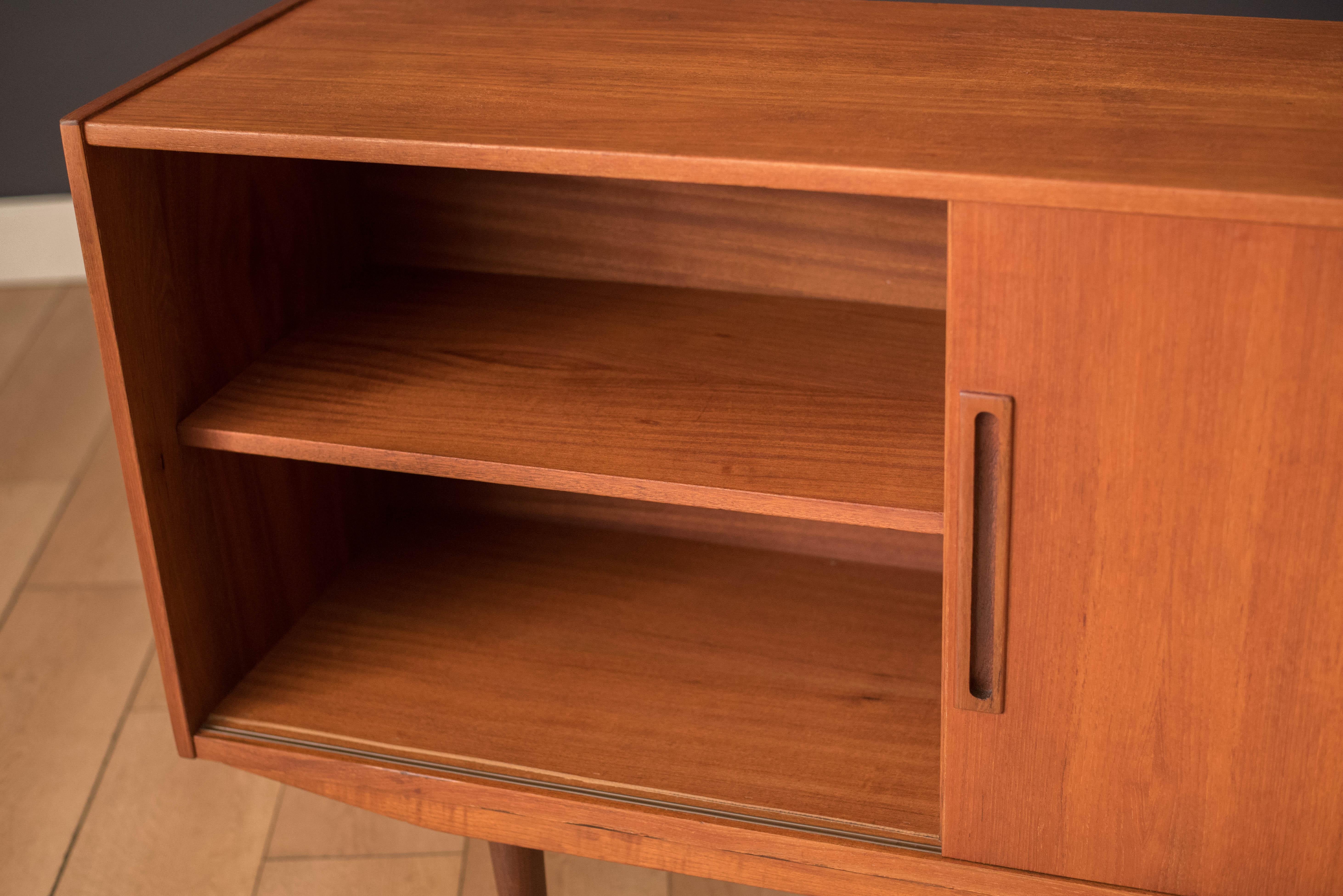 Vintage Danish Modern Teak Sideboard Credenza 4