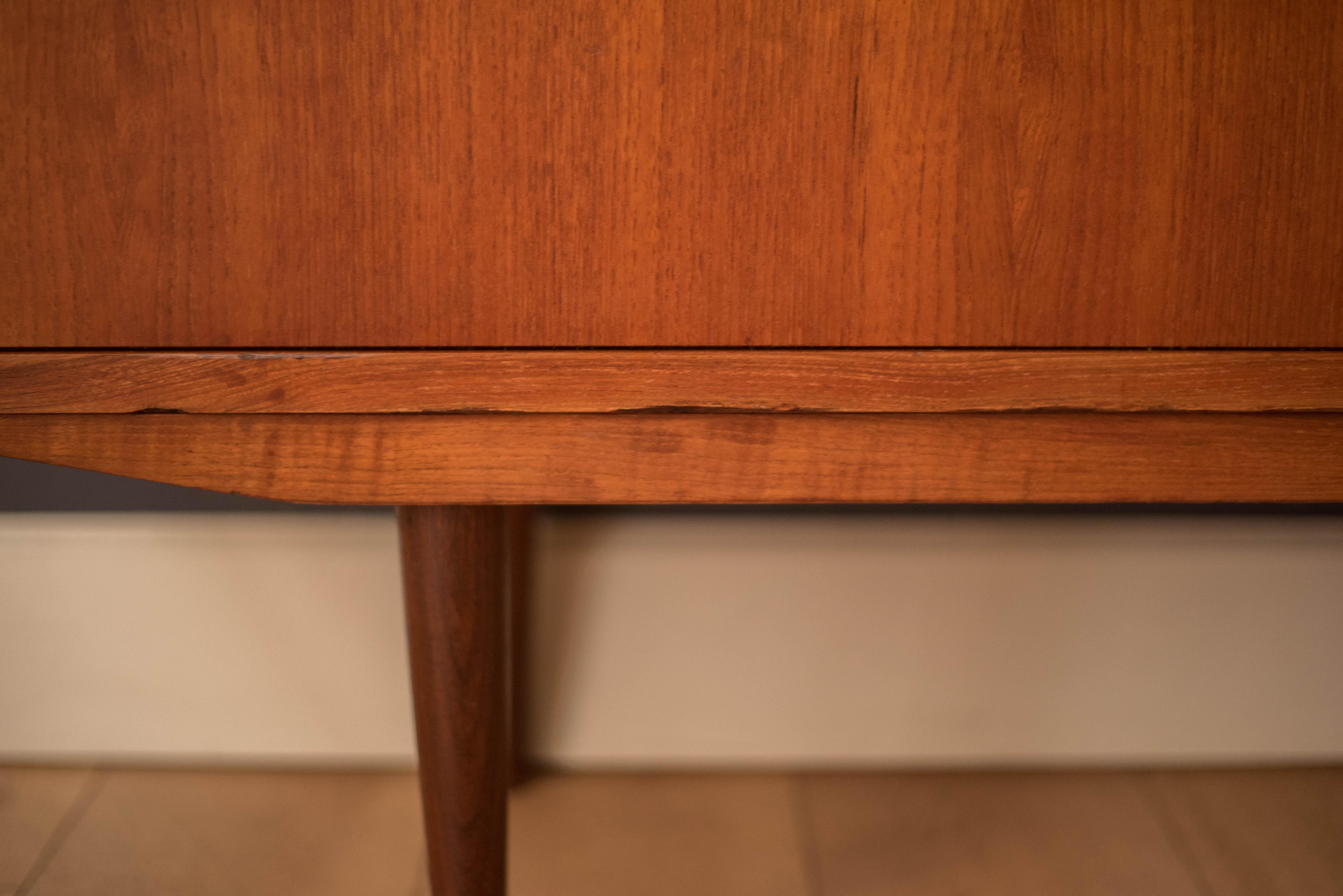 Vintage Danish Modern Teak Sideboard Credenza 12