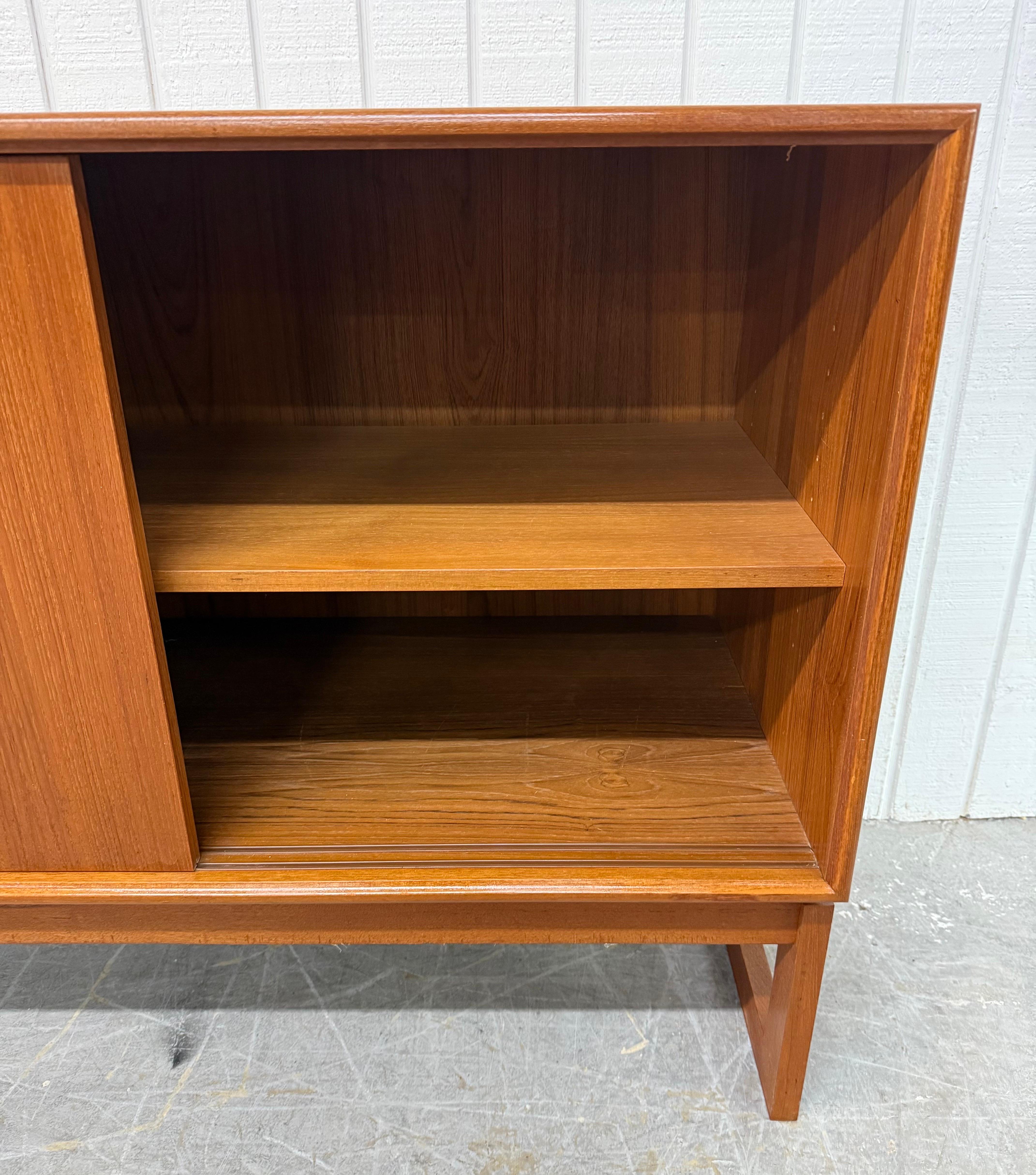 Vintage Danish Modern Teak Sideboard For Sale 3