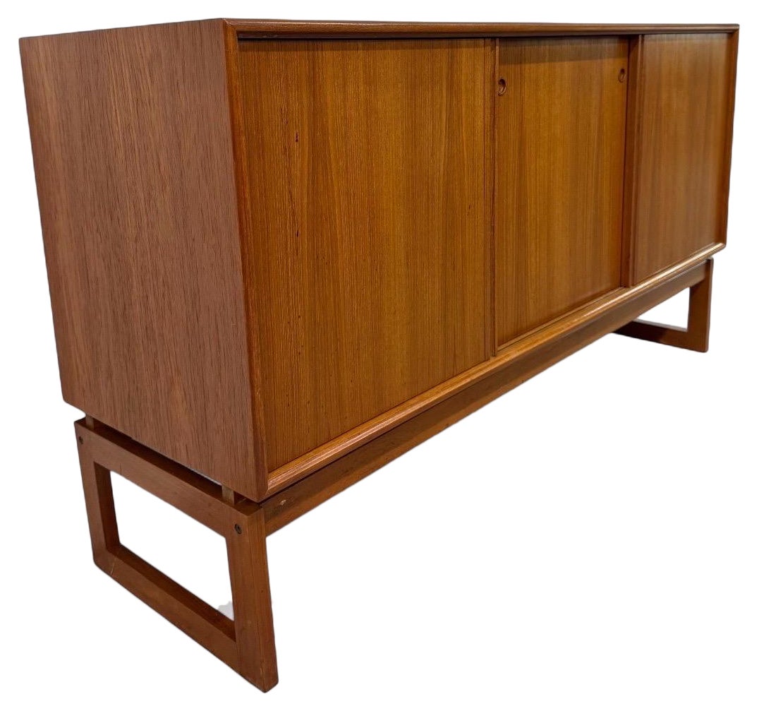 Vintage Danish Modern Teak Sideboard For Sale