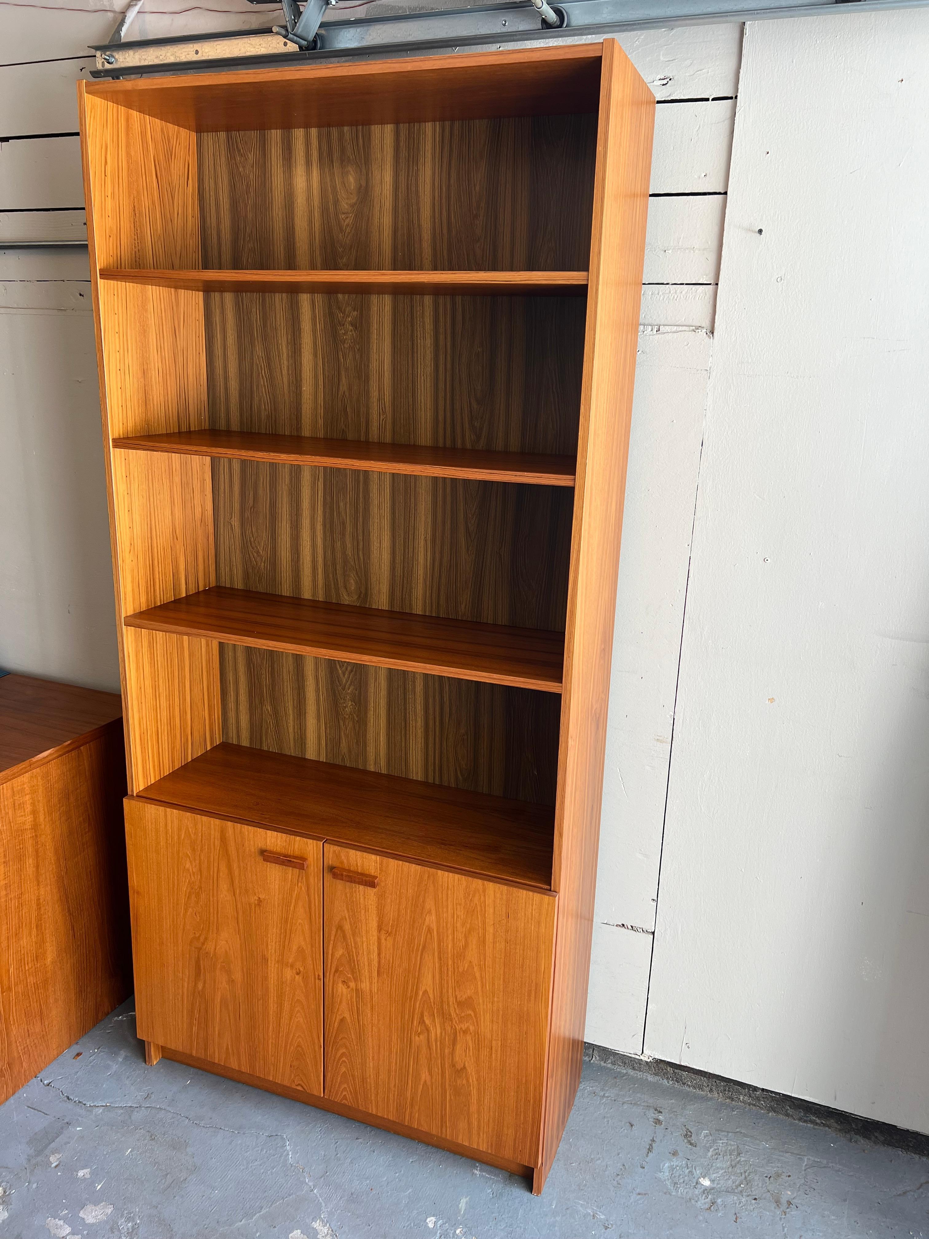 Vintage Danish Modern Teak Storage Cabinet/ Bookcase 5