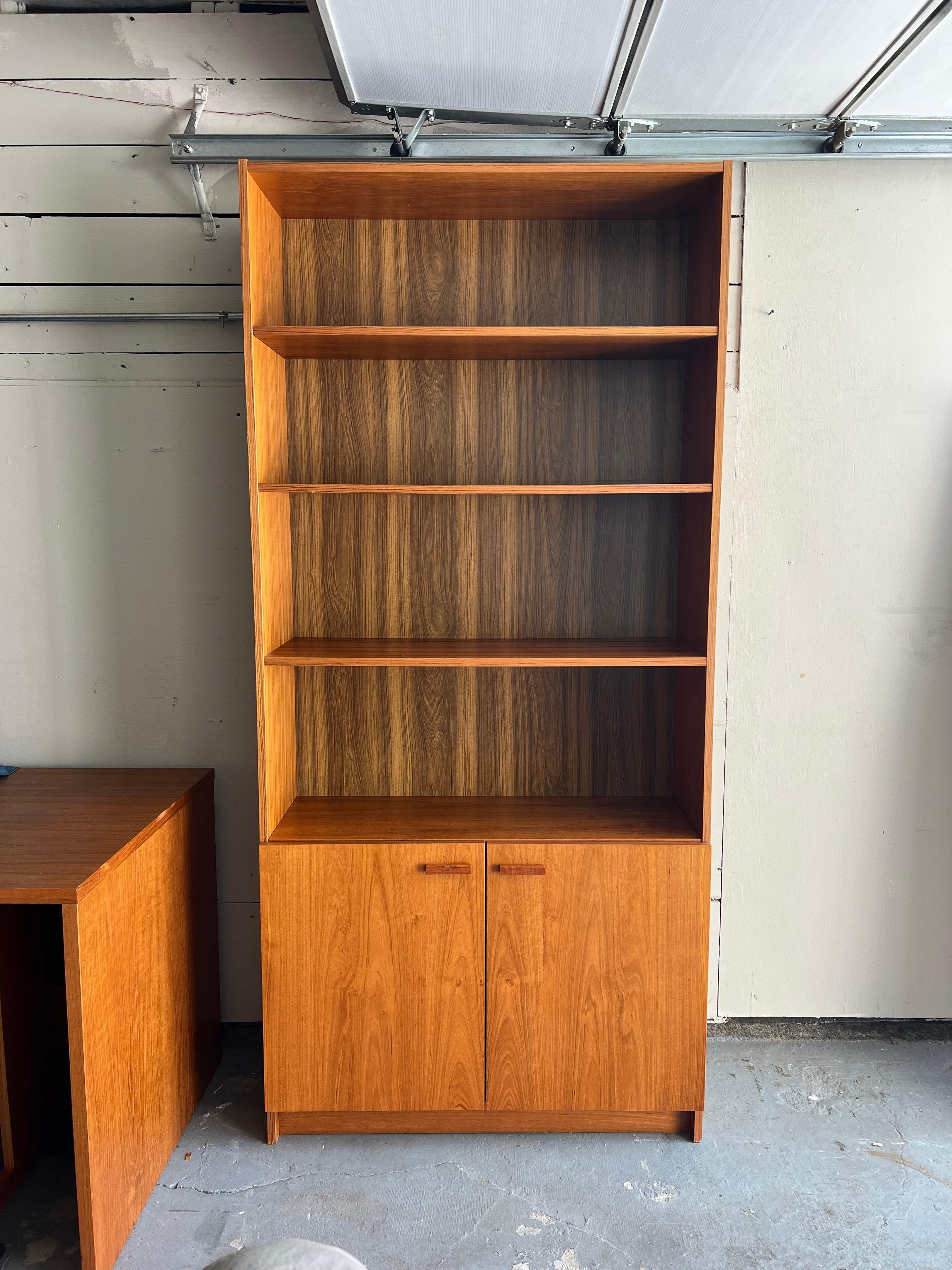 Vintage Danish Modern Teak Storage Cabinet/ Bookcase 4