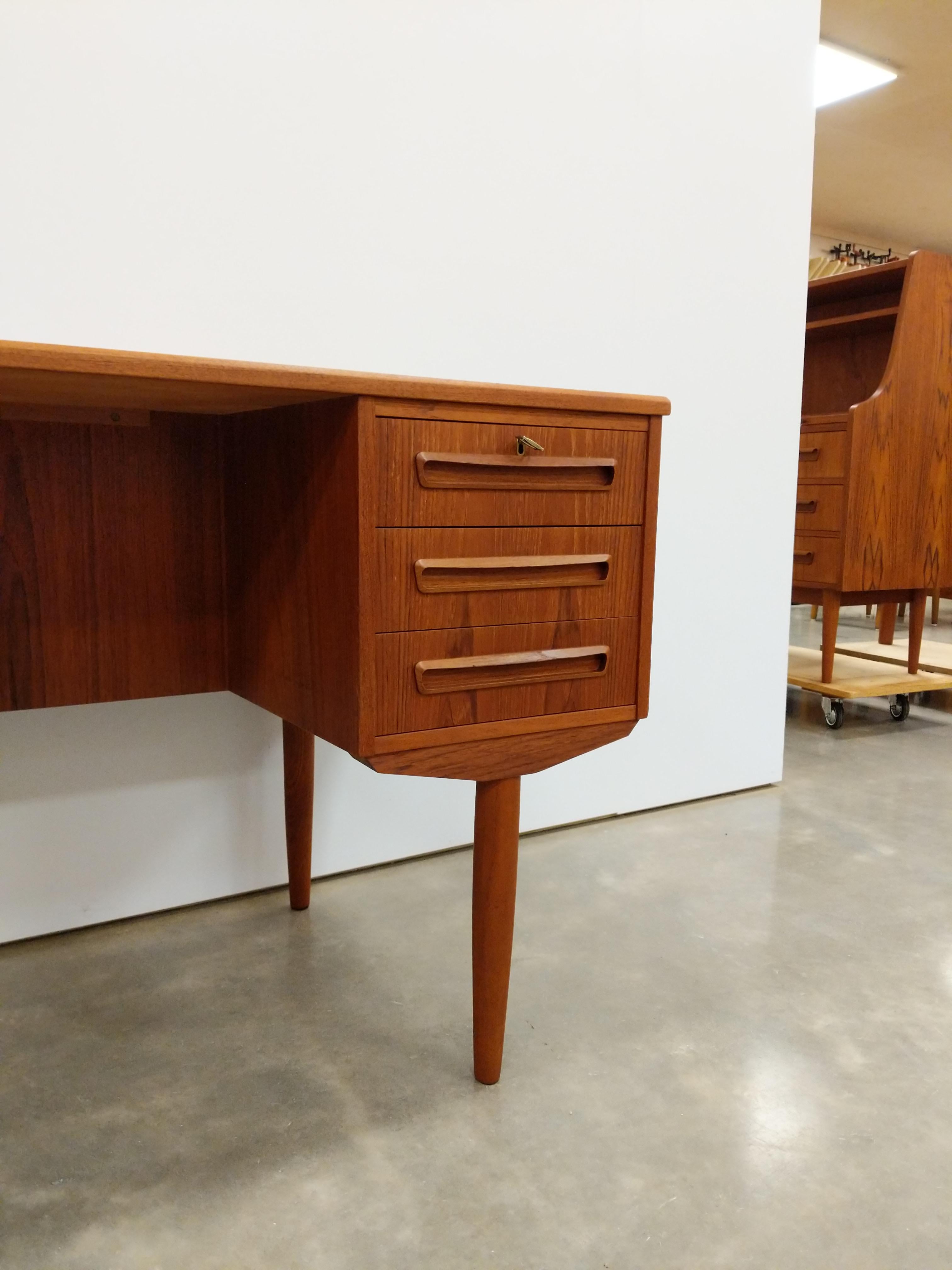 Vintage Danish Modern Teak Svenstrup Desk 1