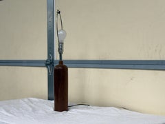 Vintage Danish Modern Teak Tischlampe