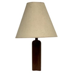Vintage Danish Modern Teak Tischlampe