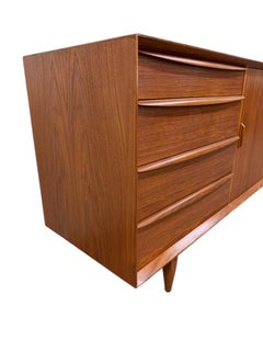 Vintage Danish Modern Teak Triple Dresser - Refinished!