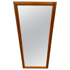 Vintage Danish Modern Teak Wall Mirror