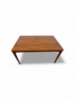 Vintage Danish Modern Vejle Stole Teak Extension Dining Table