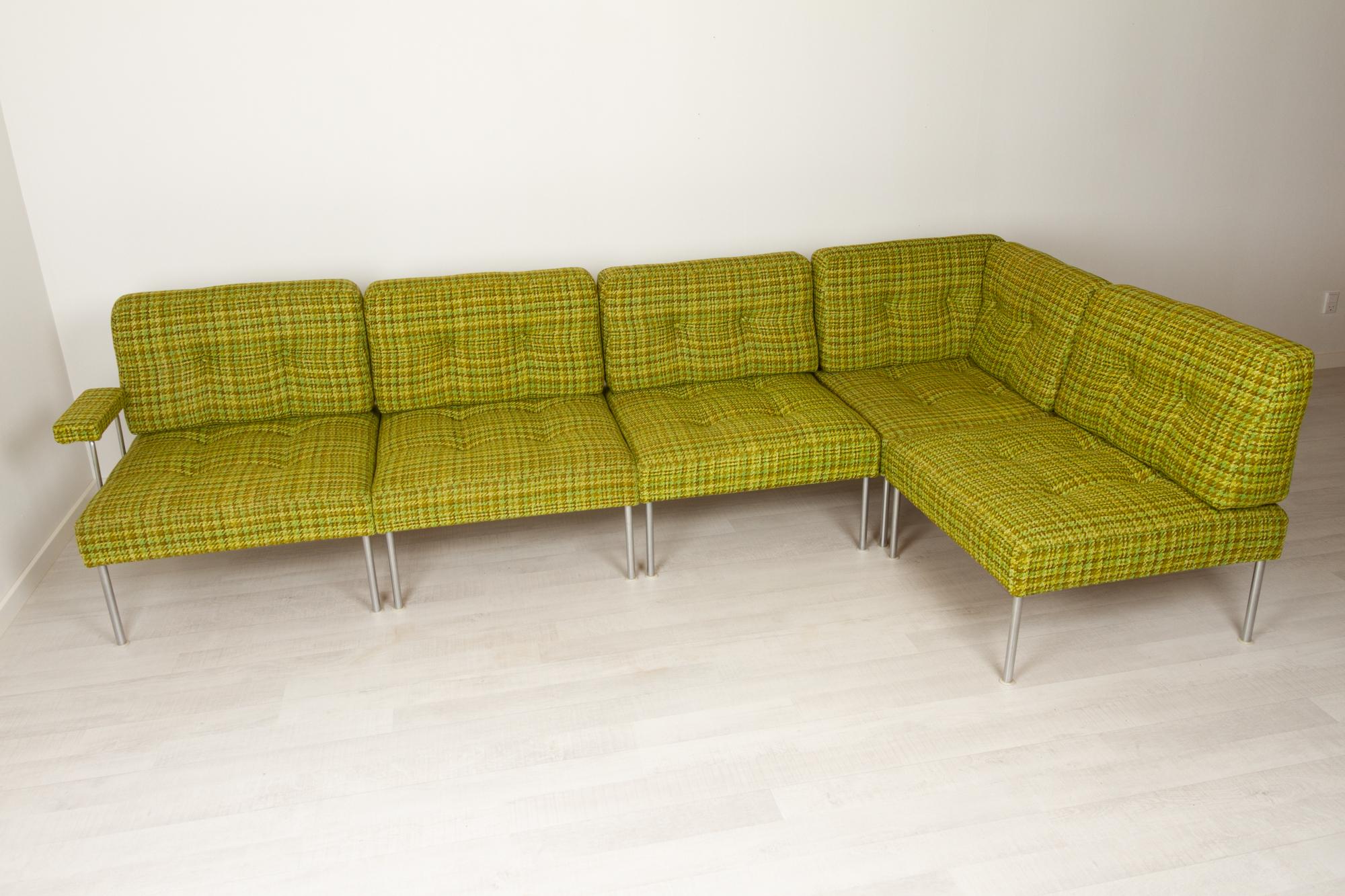 Mid-Century Modern Vintage Danish Modular Revolte Sofa by Poul Cadovius for Cado, 1970s