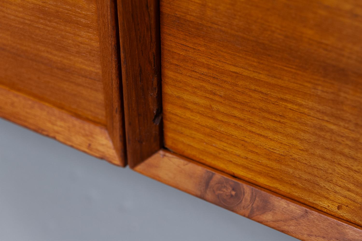 Vintage Danish Modular Teak Wall Unit by Poul Cadovius for Cado, 1960s. 4