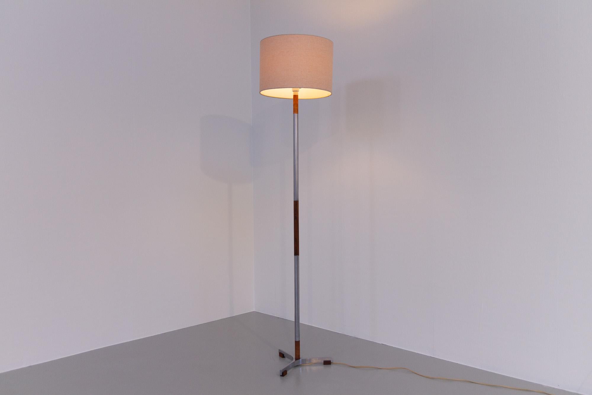 Vintage Danish Monolit Floor Lamp by Jo Hammerborg for Fog & Mørup, 1960s For Sale 3