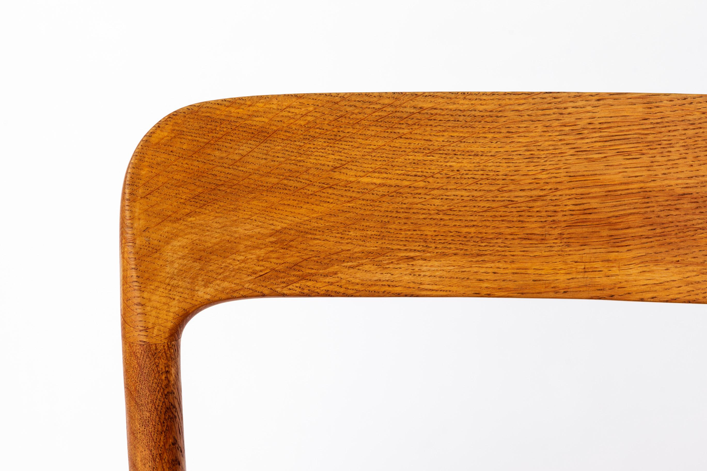 Danois Chaise vintage danoise Niels Moller No. 75 - 1950s Oak, Mid-Century Modern Design