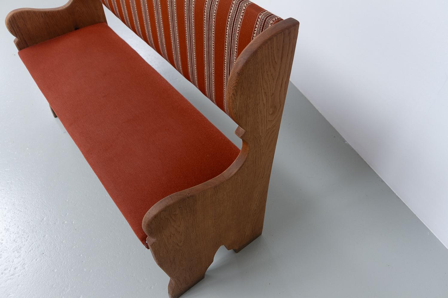 Vintage Danish Oak Bench, 1960s. In Good Condition For Sale In Asaa, DK