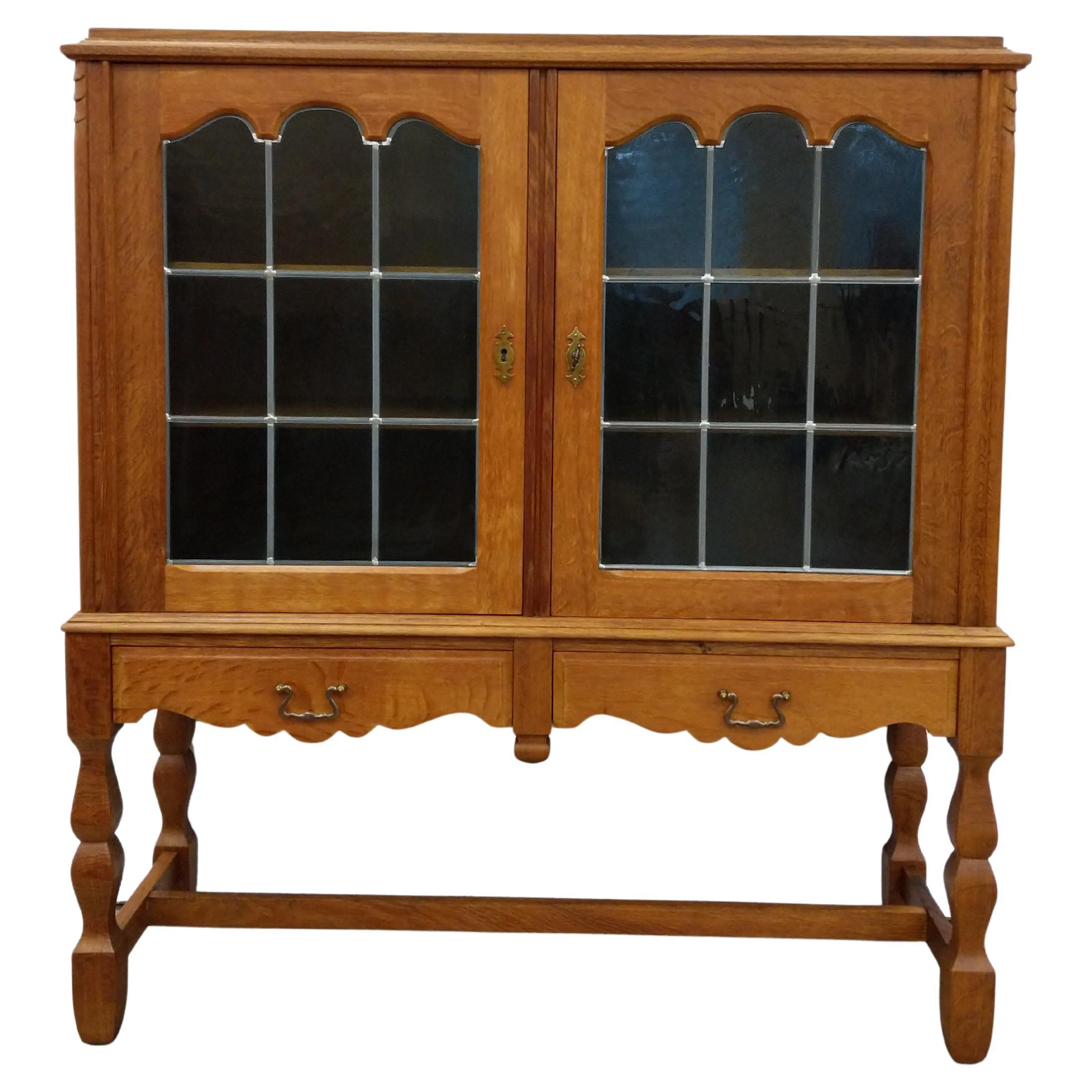 Vintage Danish Oak Cabinet / Sideboard