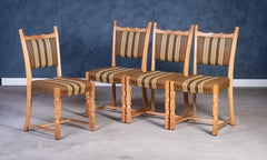 Vintage Danish Oak Chairs, 1960s, Set Of 4