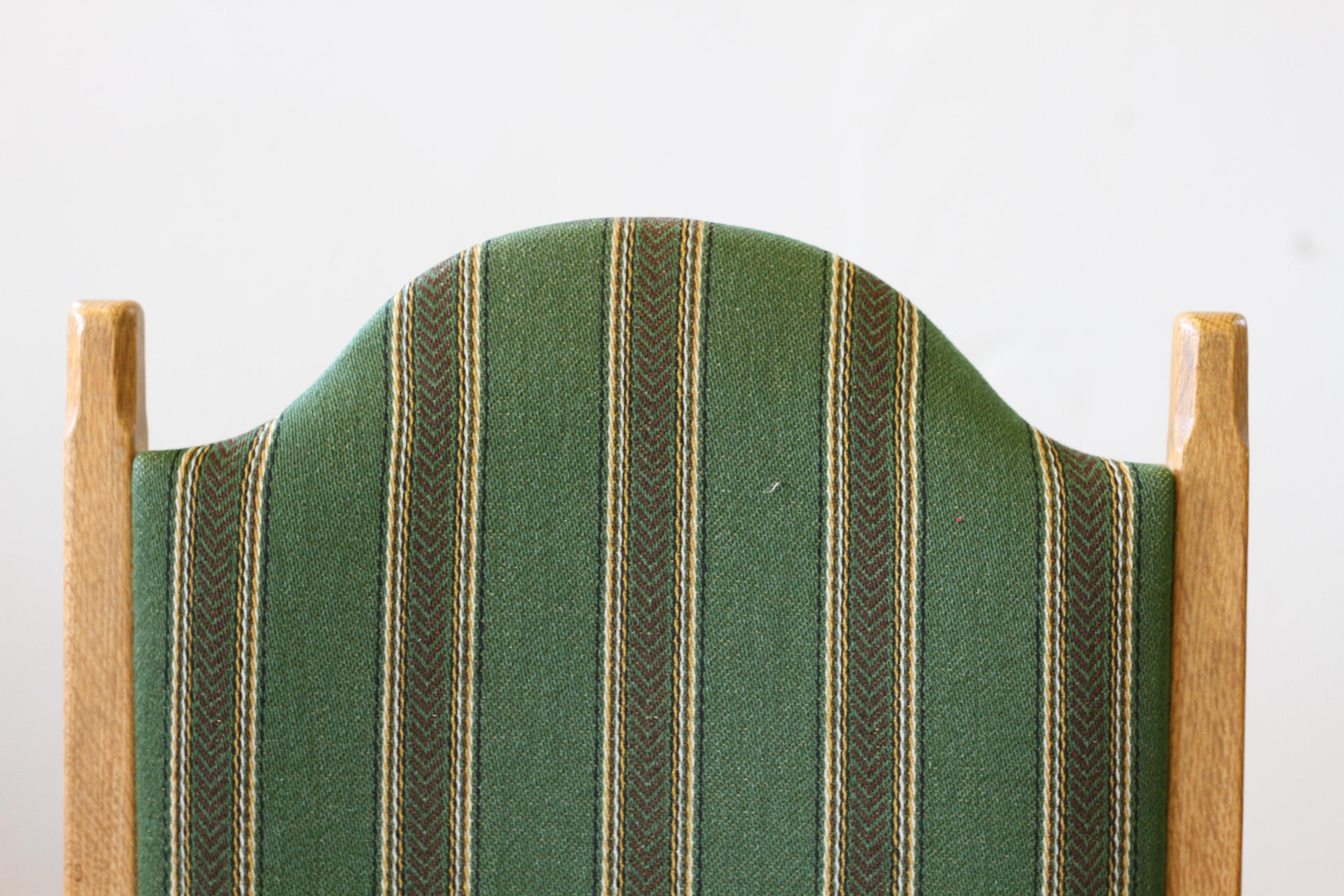 Sedie da pranzo danesi vintage in Oak, stile Henning Kjærnulf, anni '60, set di 6 In condizioni buone in vendita a Store Heddinge, DK