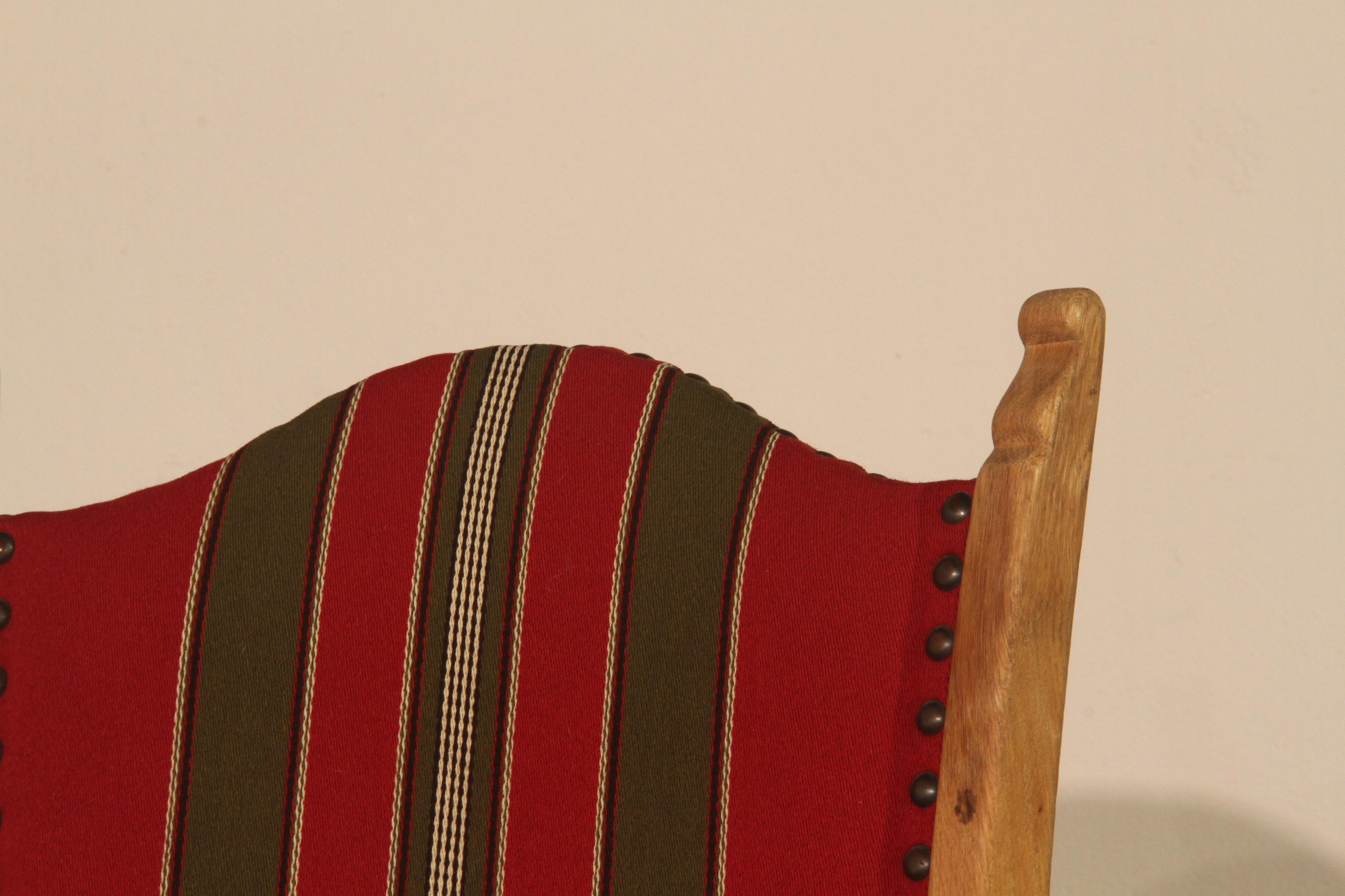 Vintage Danish Oak Dining Chairs x 9 in style of Henning Kjærnulf For Sale 8