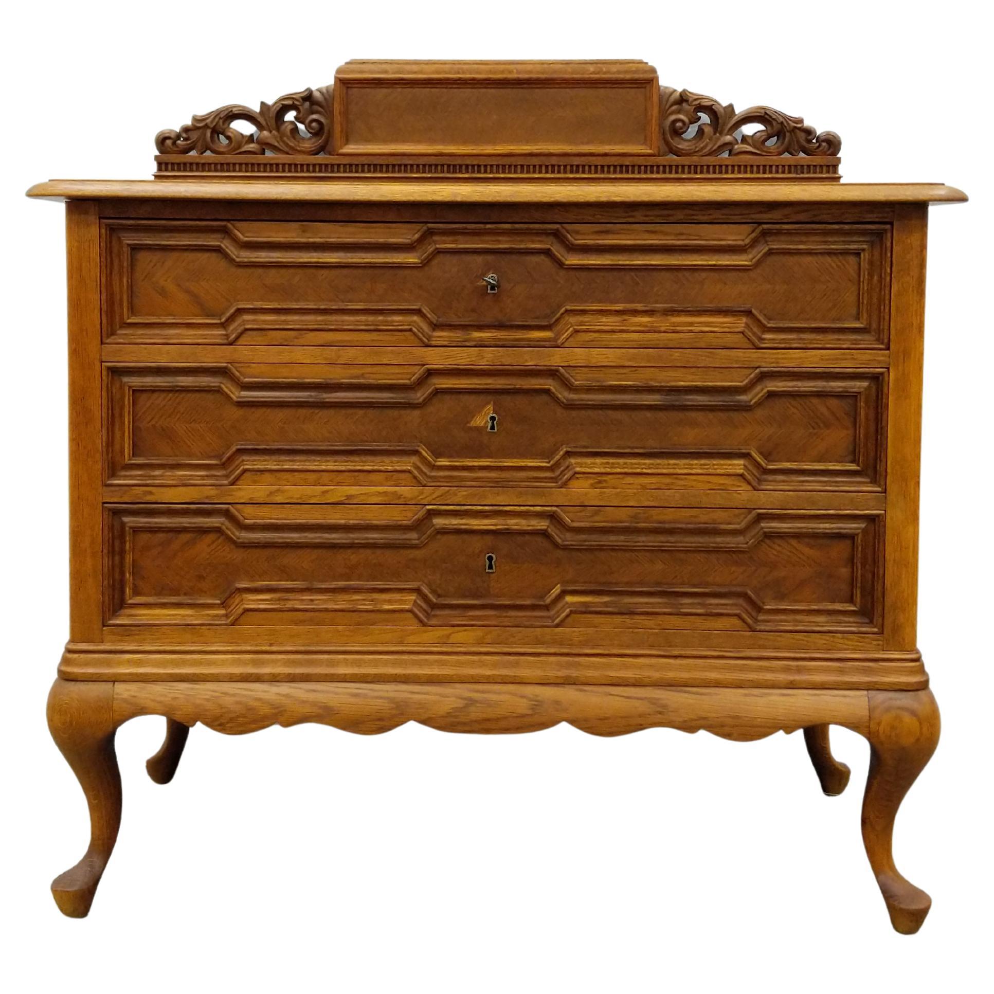 Vintage Danish Oak Dresser