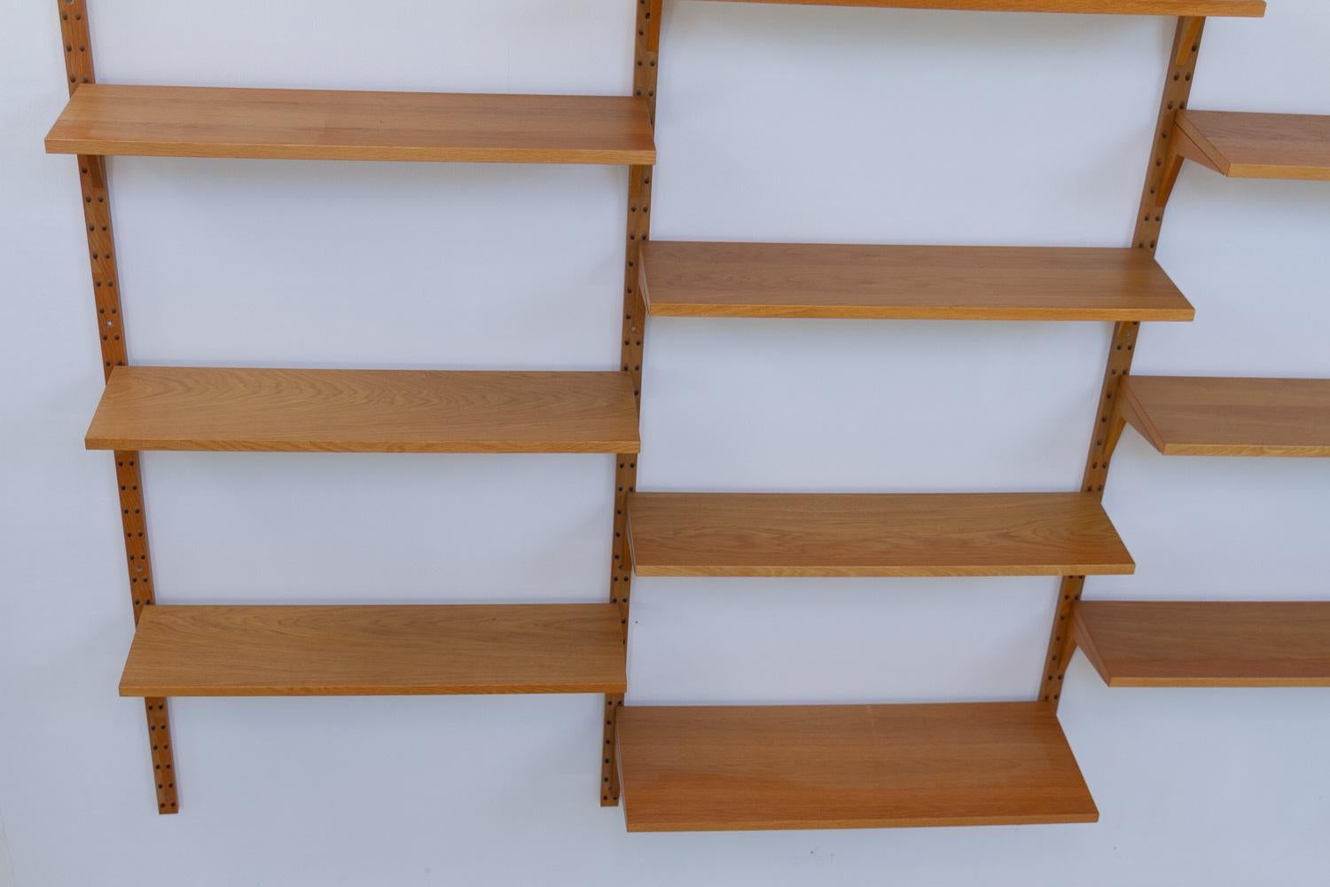 Mueble Modular de Roble Danés Vintage de Poul Cadovius para Cado, años 60. en venta 5