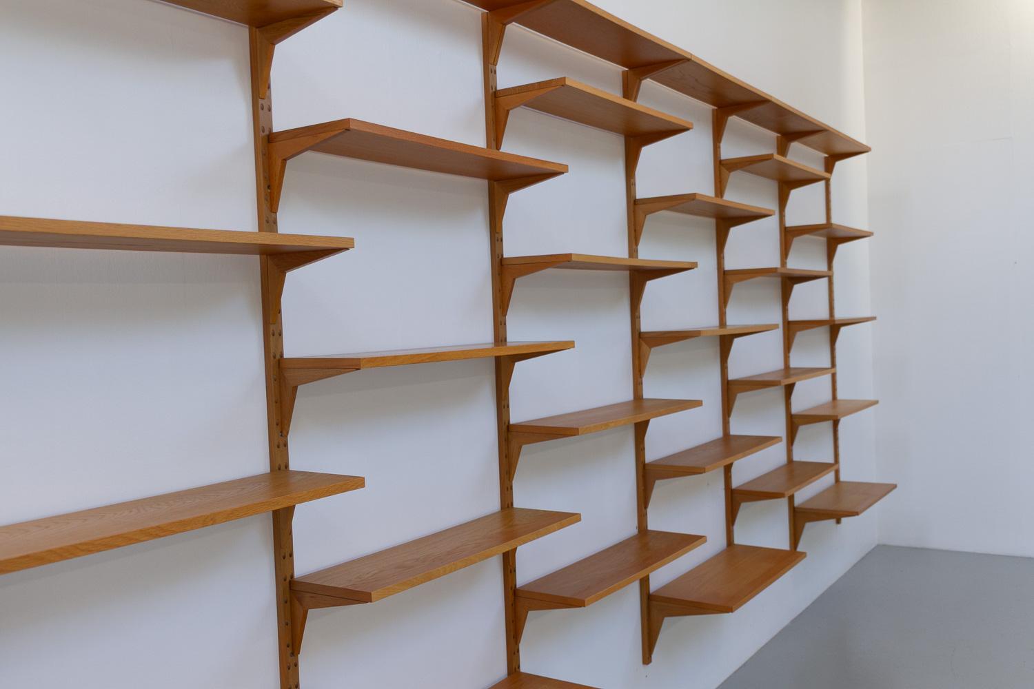 Mueble Modular de Roble Danés Vintage de Poul Cadovius para Cado, años 60. en venta 6