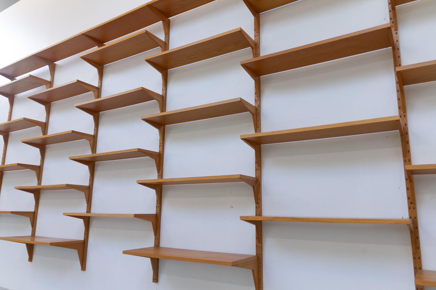 Mueble Modular de Roble Danés Vintage de Poul Cadovius para Cado, años 60. en venta 7