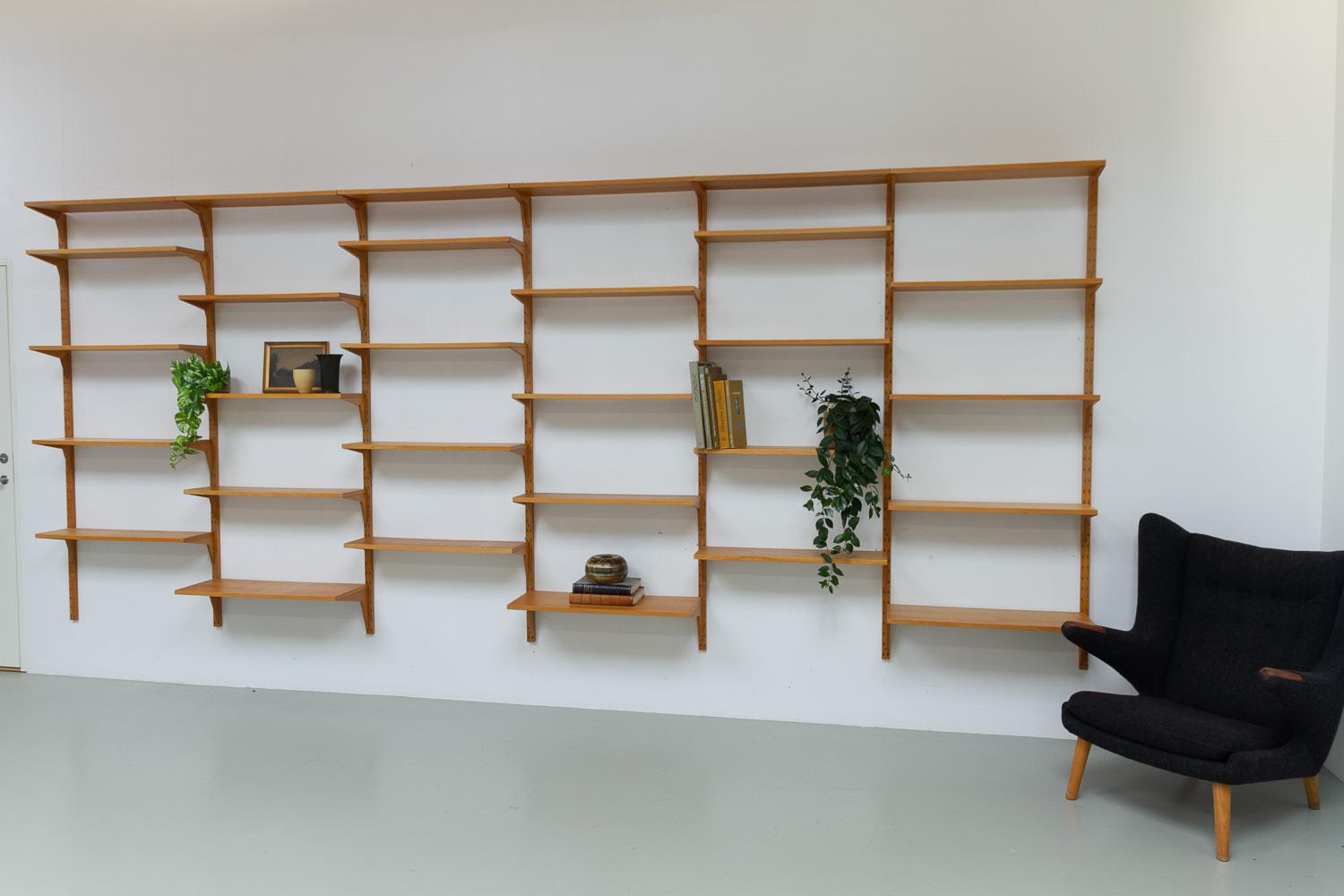 Mueble Modular de Roble Danés Vintage de Poul Cadovius para Cado, años 60. en venta 8