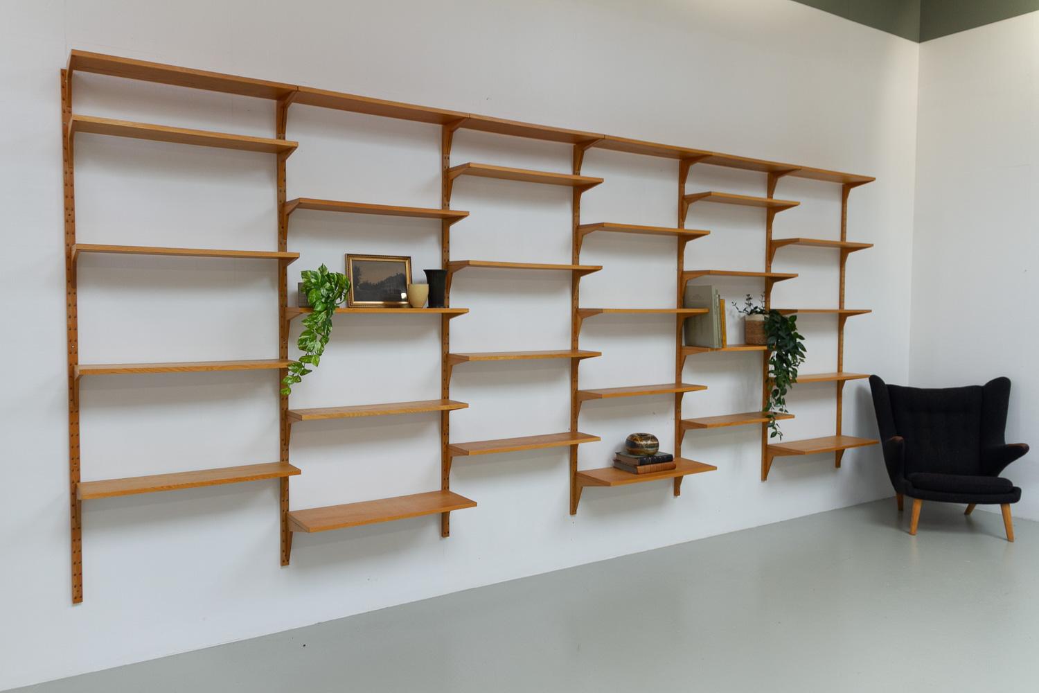 Mueble Modular de Roble Danés Vintage de Poul Cadovius para Cado, años 60. en venta 9