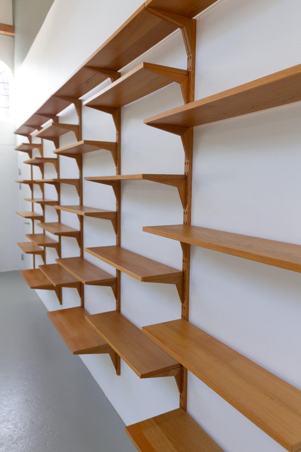 Mueble Modular de Roble Danés Vintage de Poul Cadovius para Cado, años 60. mediados del siglo XX en venta