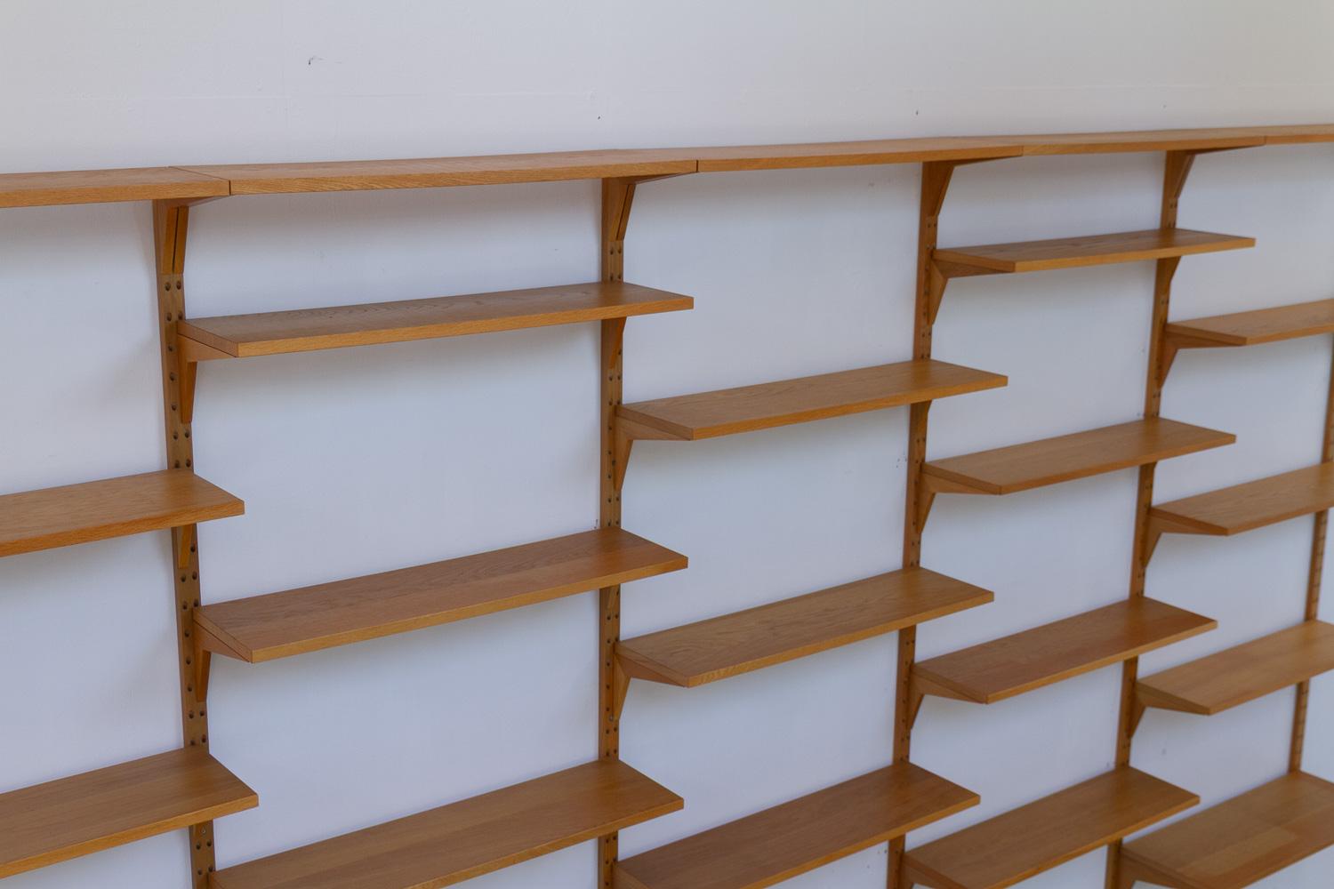 Mueble Modular de Roble Danés Vintage de Poul Cadovius para Cado, años 60. en venta 4
