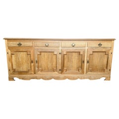 Vintage Danish Oak Sideboard by Hundstrup Møbelfabrik, Scandinavian Brutalist
